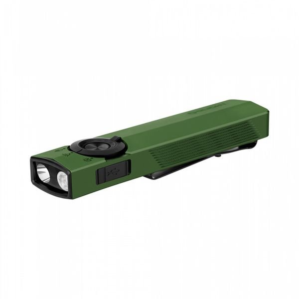 Taskulamppu OLIGHT ArkPro - 1500 lm / 124 mm / Ladattava, Vihreä