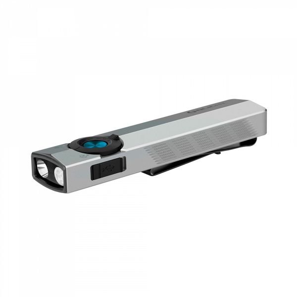 Taskulamppu OLIGHT ArkPro - 1500 lm / 124 mm / Ladattava, Hopea-Grafiitti