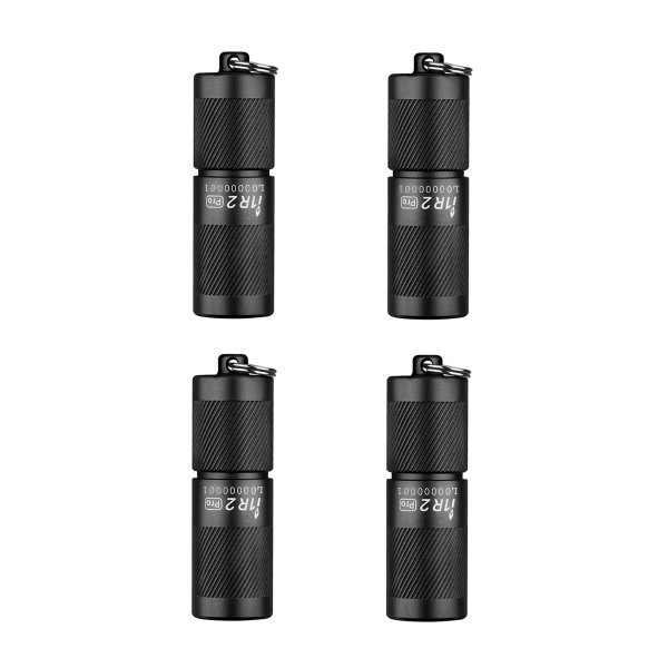 Avaimenperälamppu OLIGHT i1R 2 Pro - 180 lm / 51 mm / Ladattava, Musta, 4 kpl