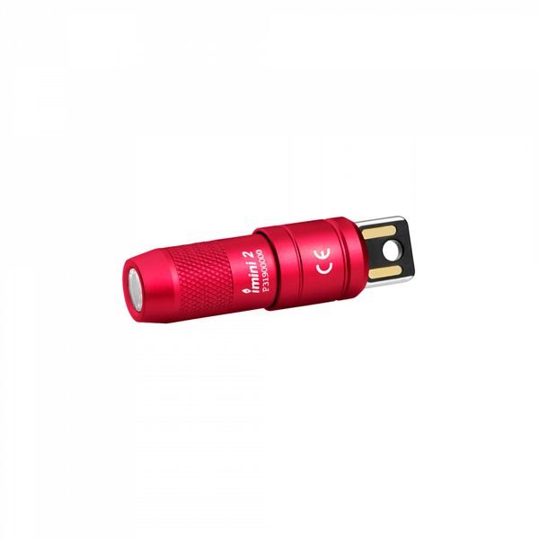 Avaimenperälamppu OLIGHT iMINI 2 - 50 lm / 55 mm / Ladattava, Punainen