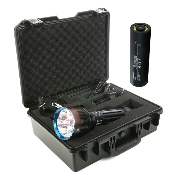 Hakuvalo OLIGHT X9R - 25000 lm / 320 mm / Ladattava, Täydellinen setti - Kaksi akkua