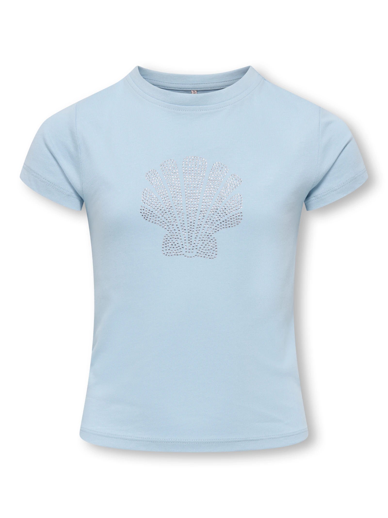 Kids Only lasten t-paita KogKira Life SS Bling O-neck, vaaleansininen