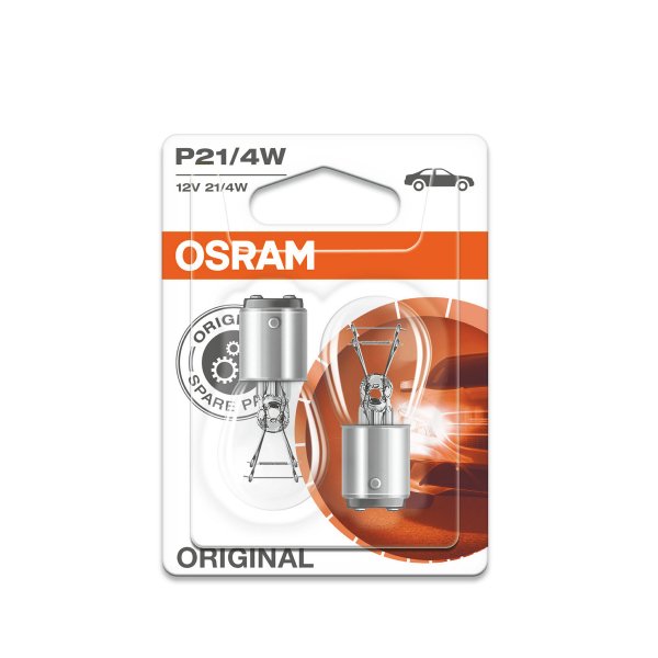 Halogeenipoltin OSRAM BAZ15D, P21/4W