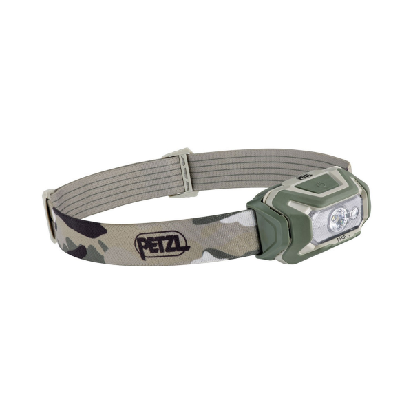 Otsalamppu Petzl Aria 1 RGB - 350 lm / Paristokäyttöinen, Camo
