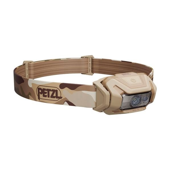 Otsalamppu PETZL Aria 1R RGB - 475 lm / Ladattava, Camo