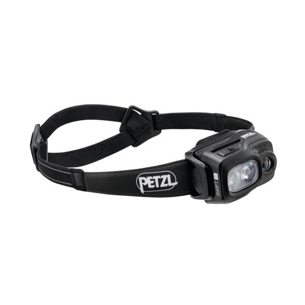 Otsalamppu Petzl Swift RL - 1100 lm / Ladattava, Musta