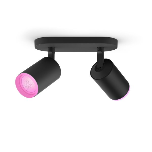 Kohdevalaisin Philips Hue Fugato Double, GU10, Musta