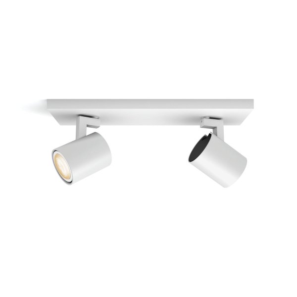 Kattovalaisin Philips Hue Runner Double, GU10, Valkoinen