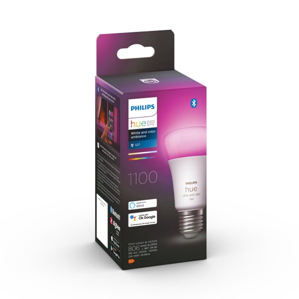Led-älylamppu Philips Hue WCA, E27, 2000-6500K, 9W / 1100 lm / 1 kpl