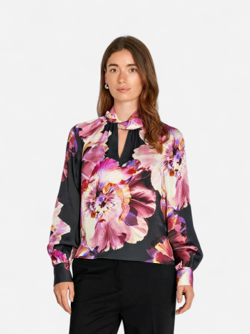 Philosophy Blues Original naisten pusero, VISKO SORIN BLOUSE Kuosi, Punainen
