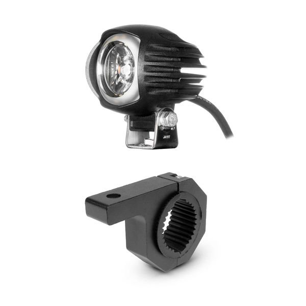 Moottoripyörän valo Purelux SMAL15 - 6 cm / 15 W, Valo + Kiinnityspanta (42-51 mm)