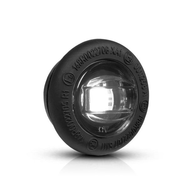 Varoitusvalo / Äärivalo PURELUX Spectre 3X Flash - 12/24V / 2W / 19 mm, Valkoinen