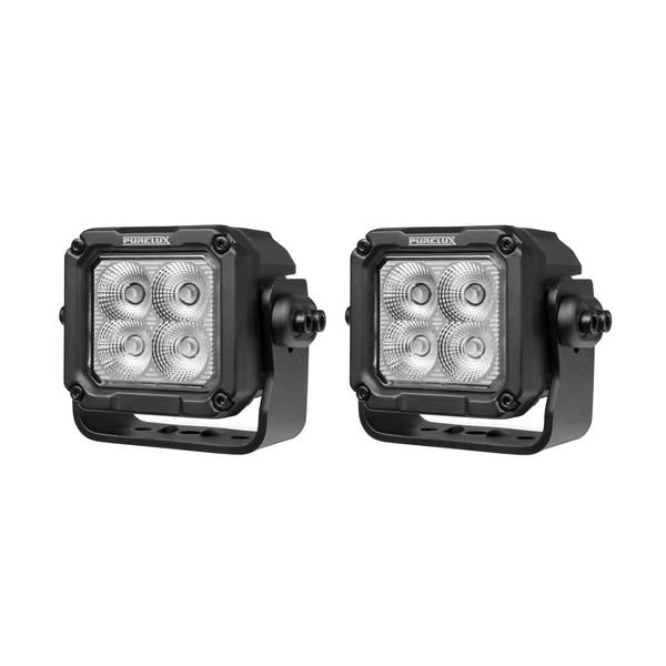 Työvalo PURELUX Square 40 HD ADR - 12 cm / 40W / Leveä, 2 kpl