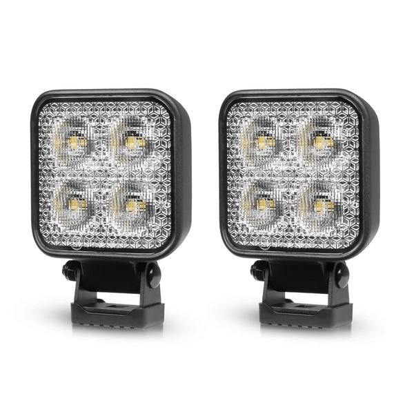 Työvalo PURELUX Standard Square 20 - 8 cm / 20W / Leveä, 2 kpl