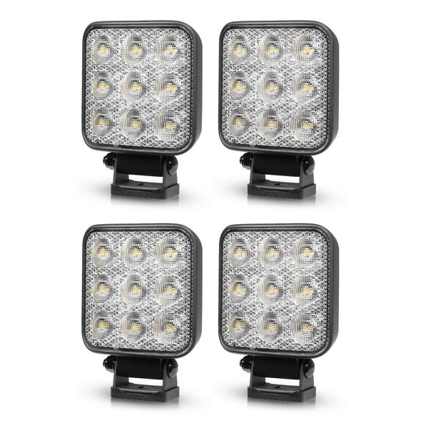 Työvalo PURELUX Standard Square 42 - 10 cm / 42W / Leveä, 4 kpl