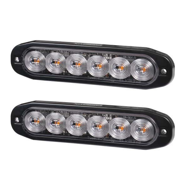 Varoitusvalo / Tasovilkku PURELUX Strobe Ultra Slim - 12/24V / 12W / 118 mm, 2 kpl