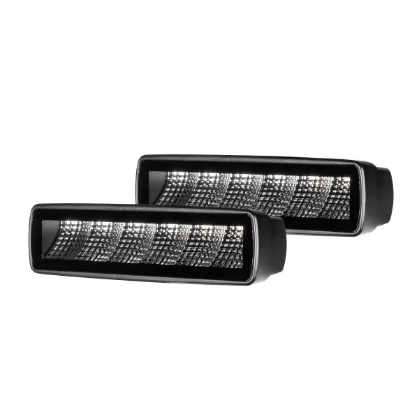 Työvalo PURELUX Terrain Black Slim Flood - 16 cm / 30W / Leveä, 2 kpl