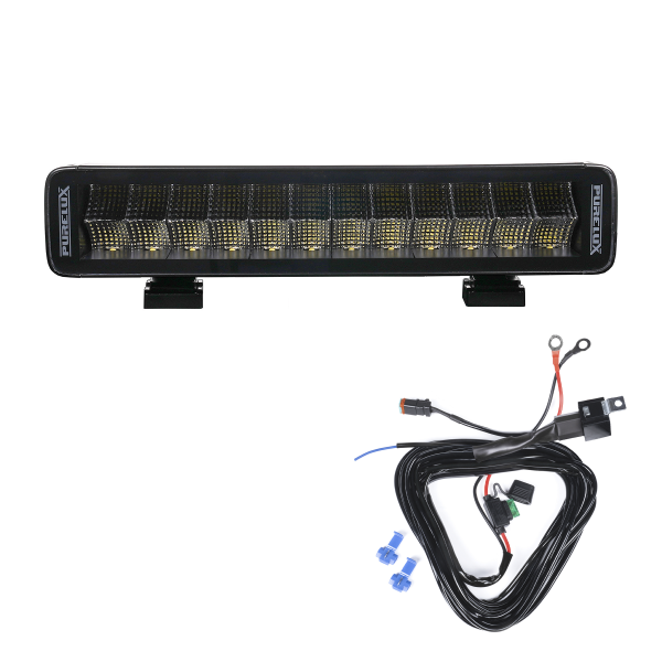 Työvalo PURELUX Terrain Curve 120W - Kaareva / 36 cm, 1 kpl + Johtosarja