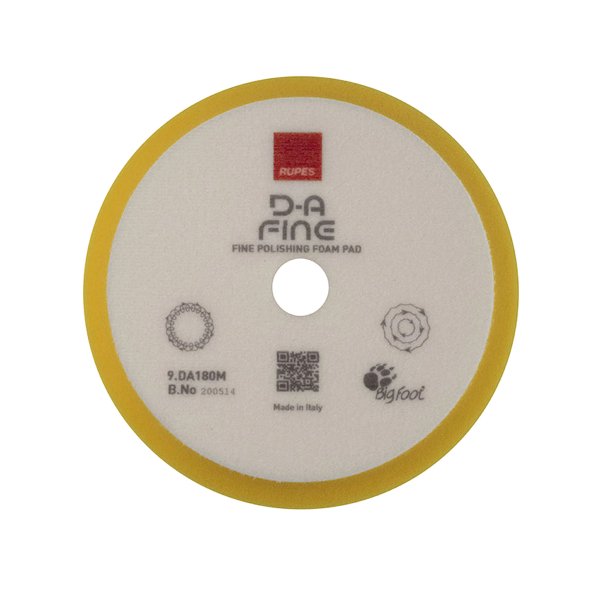 Vaahtomuovilaikka Rupes D-A Fine - Epäkesko, 150/180 mm (9.DA180M)