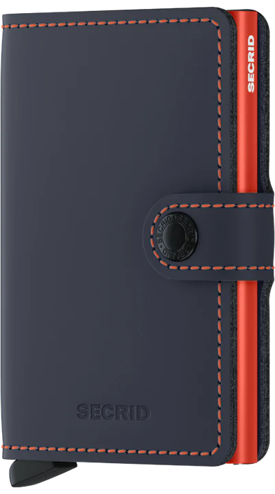 Secrid Korttikotelo, MINIWALLET NIGHTBLUE ORANGE Sininen