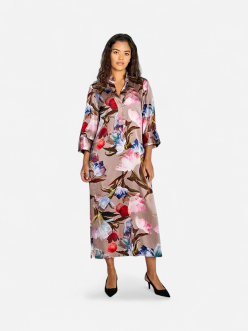Philosophy Blues Original naisten mekko Silky Simbia Dress, monivärinen kuosi