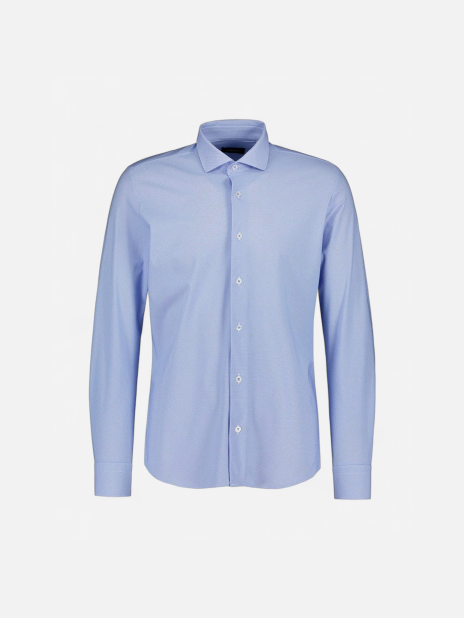 Sinnuu miesten kauluspaita Technical Shirt Structure Made in Europe, sininen kuosi