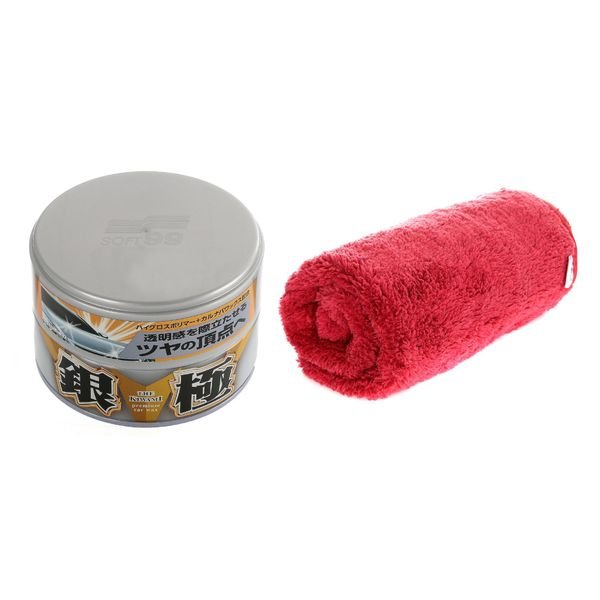 Autovaha SOFT99 Extreme Gloss Wax The Kiwami Silver, 200 g, Vaha + Kiillotusliina