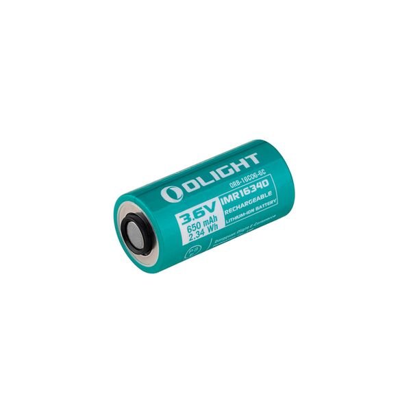 Custom 16340-akku OLIGHT - 650 mAh / Perun Mini / Perun 2 Mini / Baton 3/4 / S1R-II