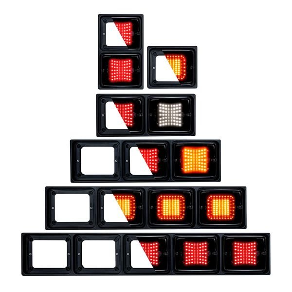 Asennuskehys Strands IZE LED Frame, 4-paikkainen