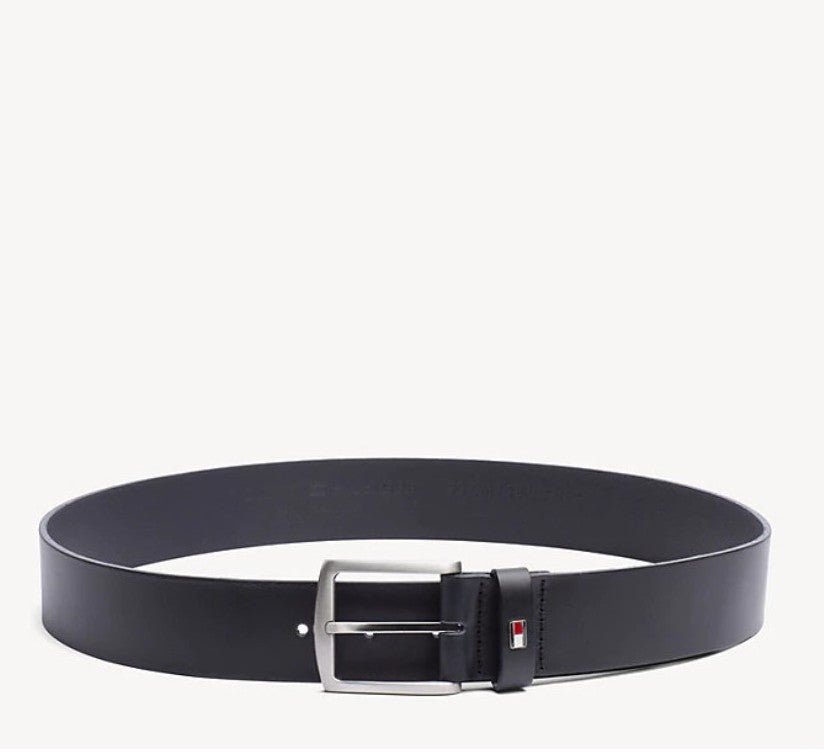 Tommy Hilfiger Nahkavyö, Denton Belt Tummansininen