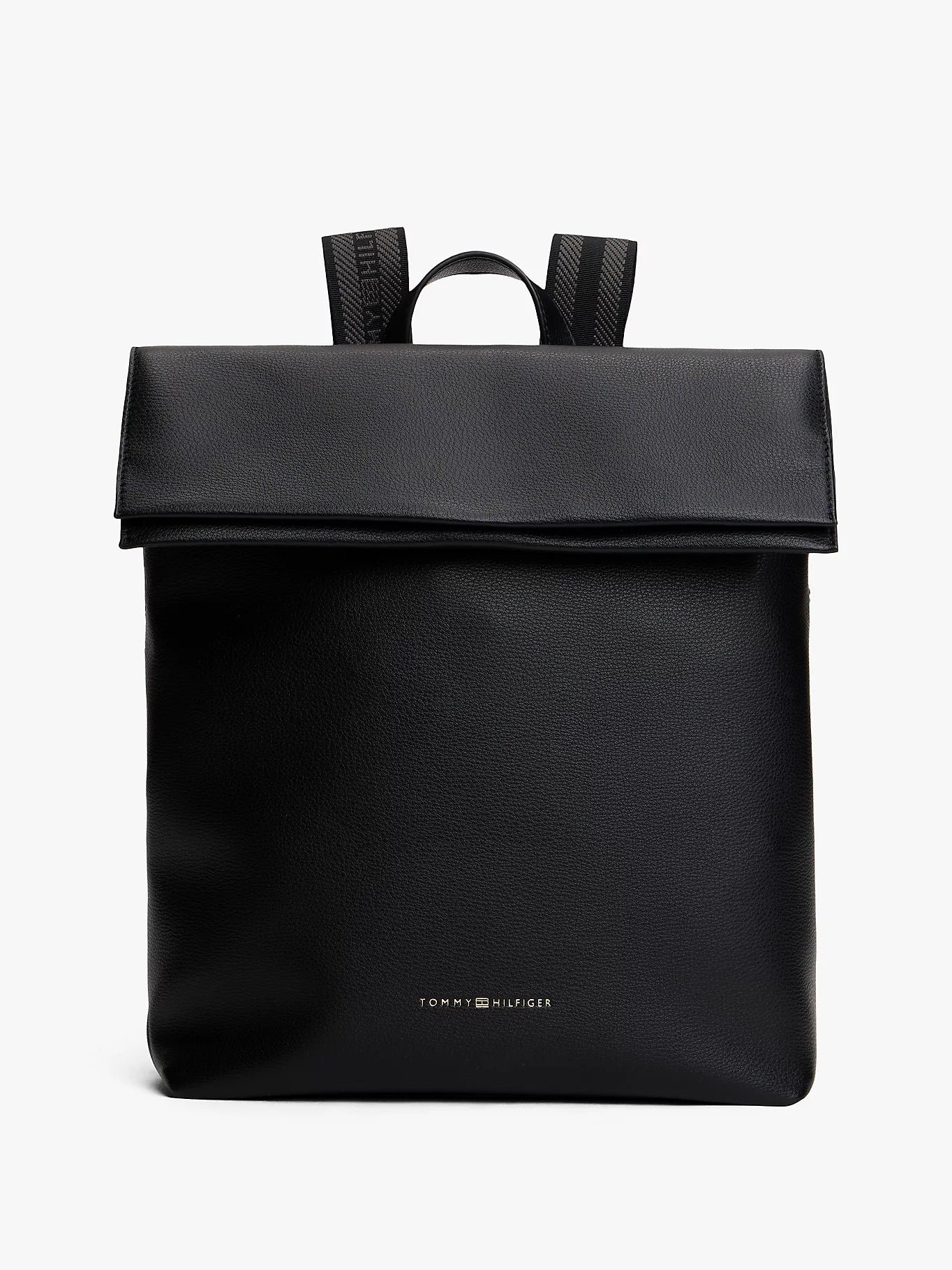 Tommy Hilfiger naisten reppu, TH LOGOTAPE BACKPACK Musta