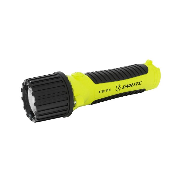 ATEX-taskulamppu Unilite ATEX-FL4, Zone 0 - 150 lm / 17 cm / Paristokäyttöinen