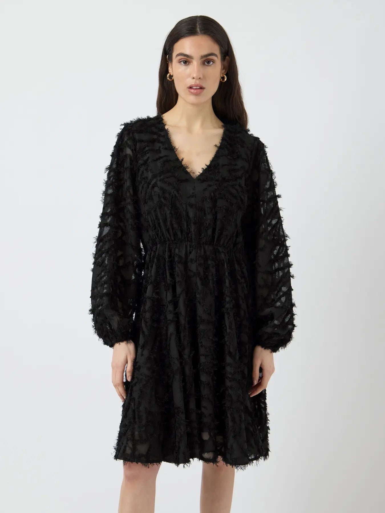 Y.A.S naisten mekko, YASPARIA LS DRESS S. Black