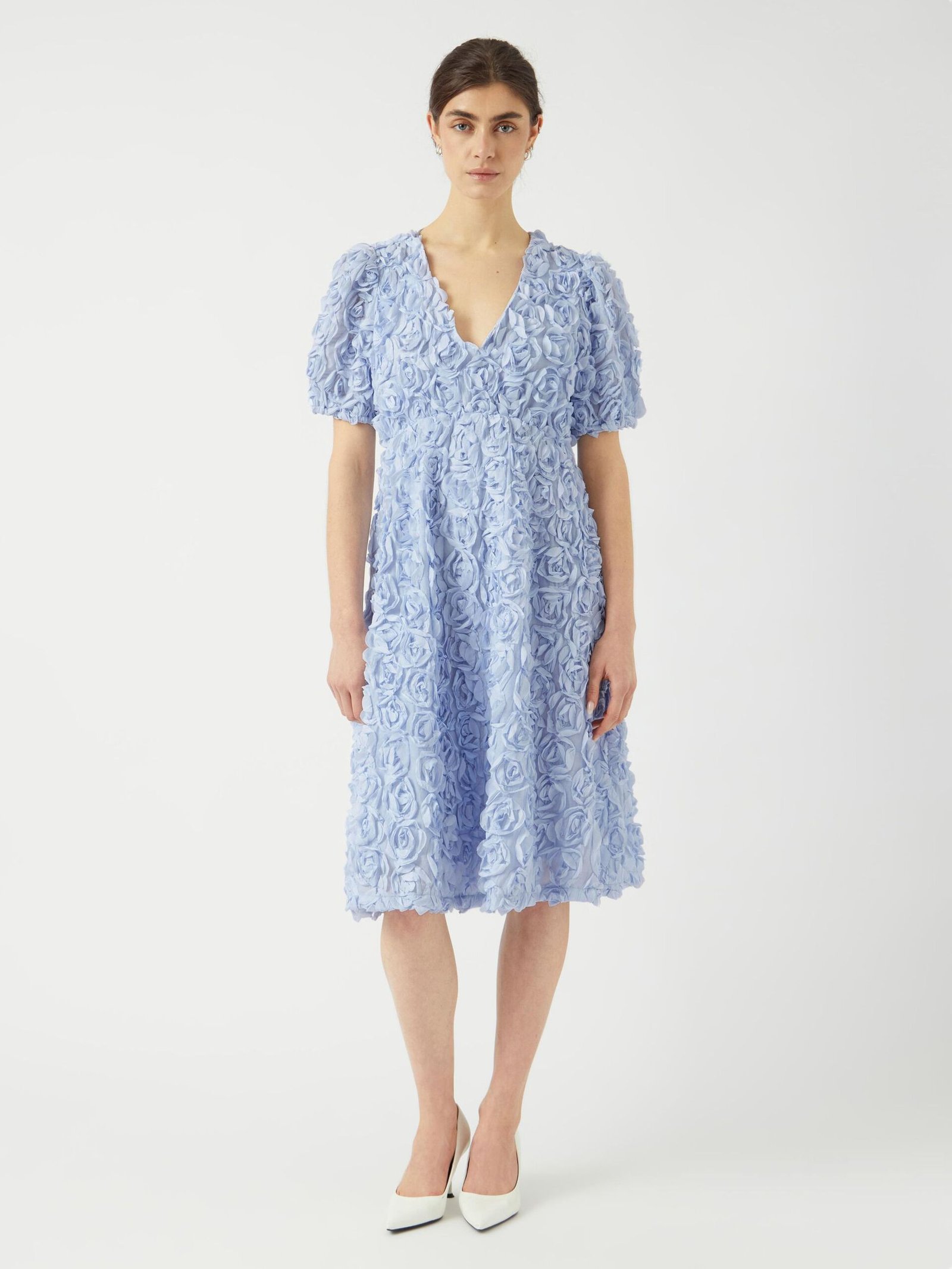 Y.A.S naisten mekko, YASROSIVA 2/4 MIDI DRESS S Vaaleansininen
