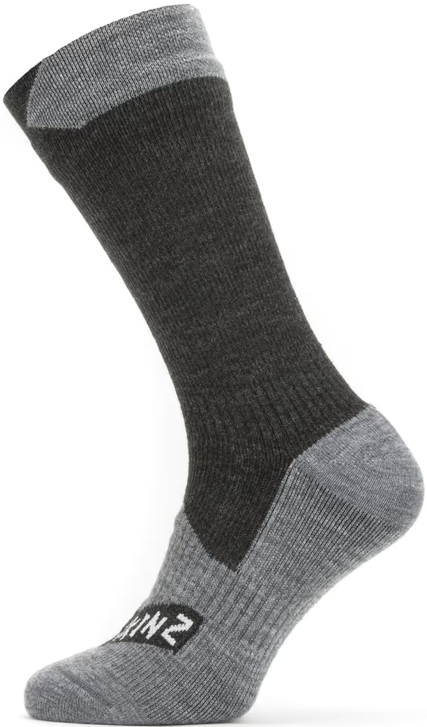 Sealskinz Raynham vedenpitävät sukat, musta/harmaa