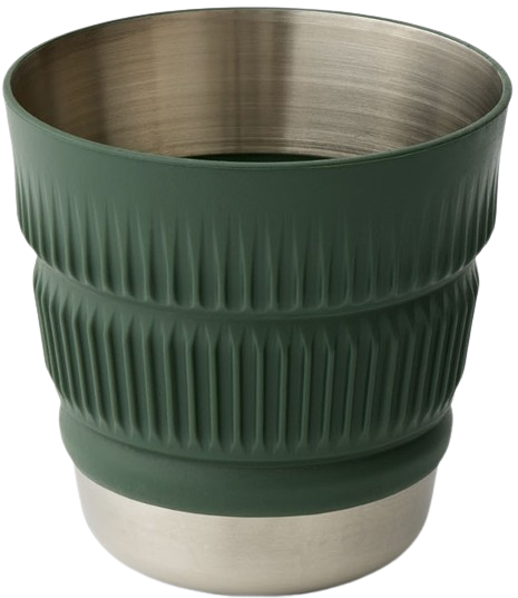 Sea to Summit Detour Stainless Steel Collapsible Mug kokoontaitettava retkimuki, vihreä