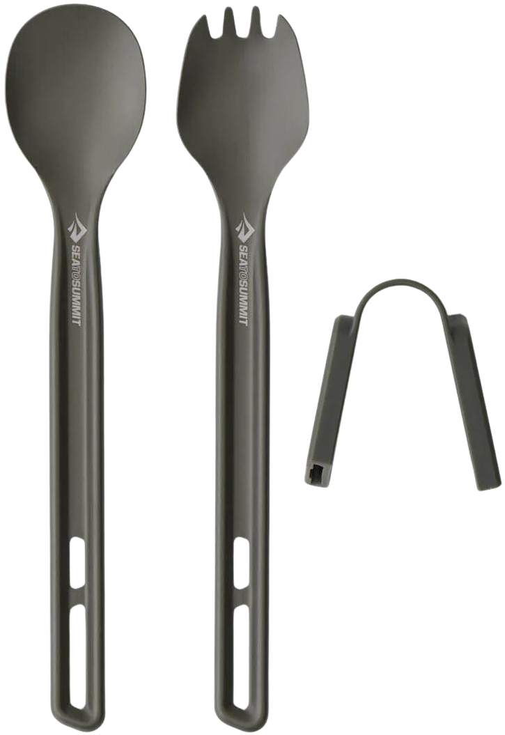 Sea to Summit Frontier UL Cutlery Set Long Handle Spoon And Spork aterinsetti, kaksiosainen