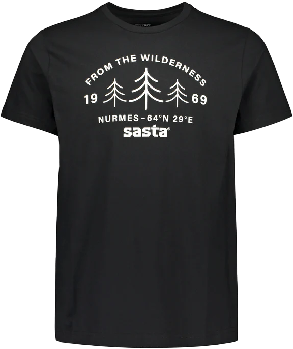 Sasta Wilderness T-shirt t-paita, musta