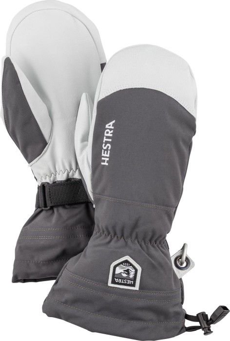 Hestra Army Leather Heli Ski - Mitt Harmaa
