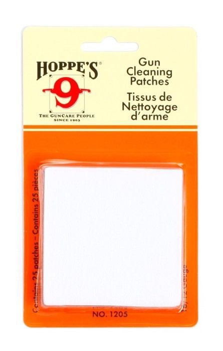 Hoppe's Puhdistuslaput No.5 Kal 16 - 20 ga 25kpl