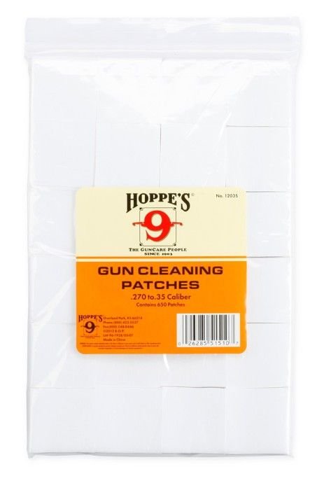 Hoppe's Puhdistuslaput No.3 Kal .270 - .35 (650kpl)