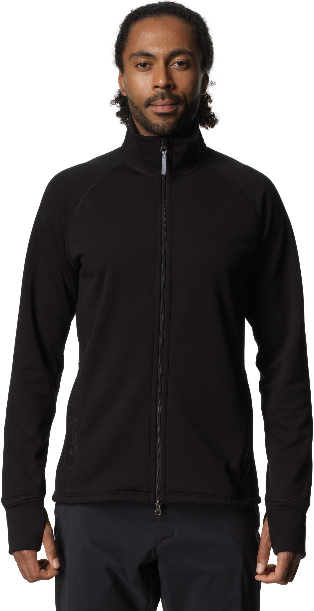 Houdini Power Up Jacket fleecetakki, musta