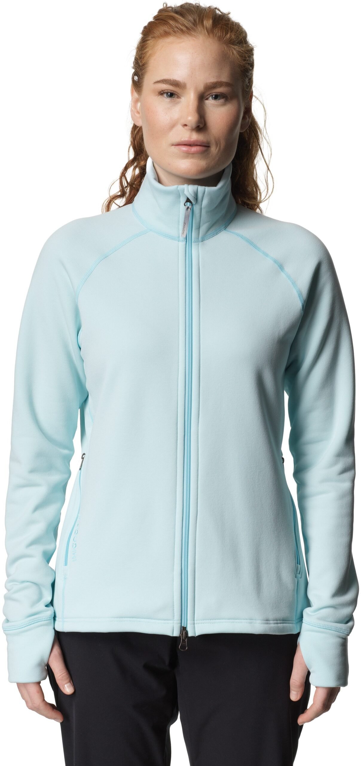 Houdini Power Up Jacket naisten fleecetakki, Crispy Blue