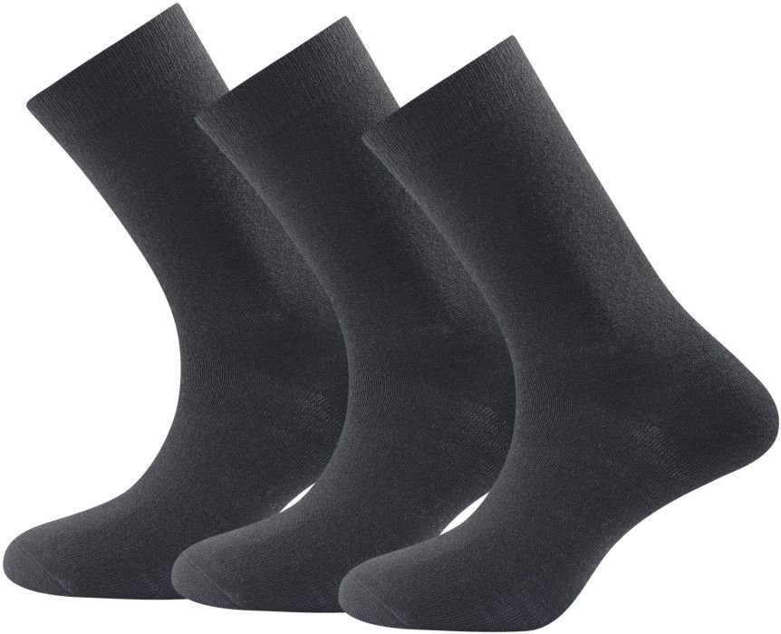 Devold Daily Medium -sukat, unisex, musta