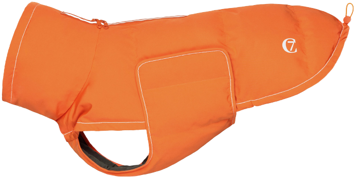 Cloud7 Yukon Dog Coat koiran takki, koot 4-5, Neon Orange