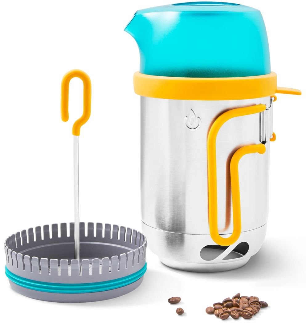 Biolite CampStove KettlePot & Coffee Kit retkikattila kahvipuristimella