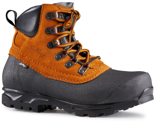 Lundhags Tjakke Light Mid Slim ulkoilukengät, oranssiruskea/musta