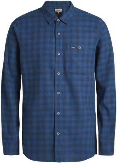 Lundhags Ekren LS Shirt kauluspaita, Light Navy