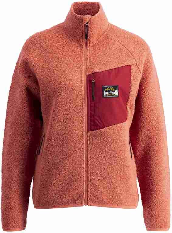 Lundhags Flok Wool Pile naisten takki, Pink Rouge
