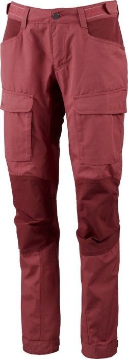 Lundhags Authentic II -naisten ulkoiluhousut, vaaleanpunainen/viininpunainen